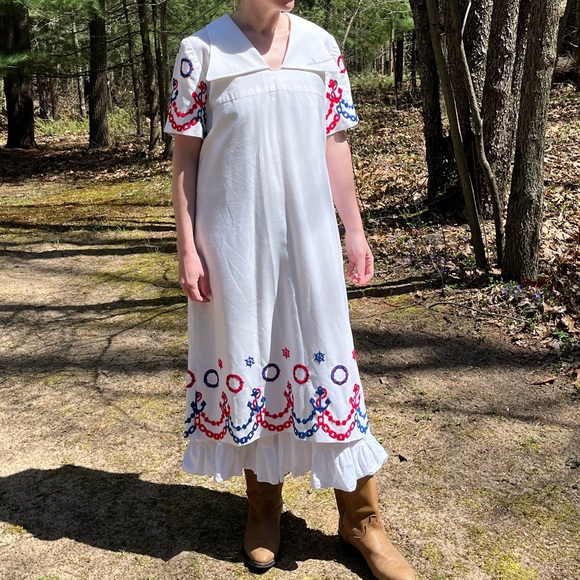 60s Sailor Maxi Dress - Picture 3 of 16